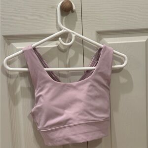 Aritzia Lilac Crop Top